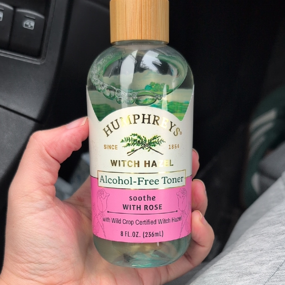 Humphreys Witch Hazel Alcohol-Free Toner with Rose